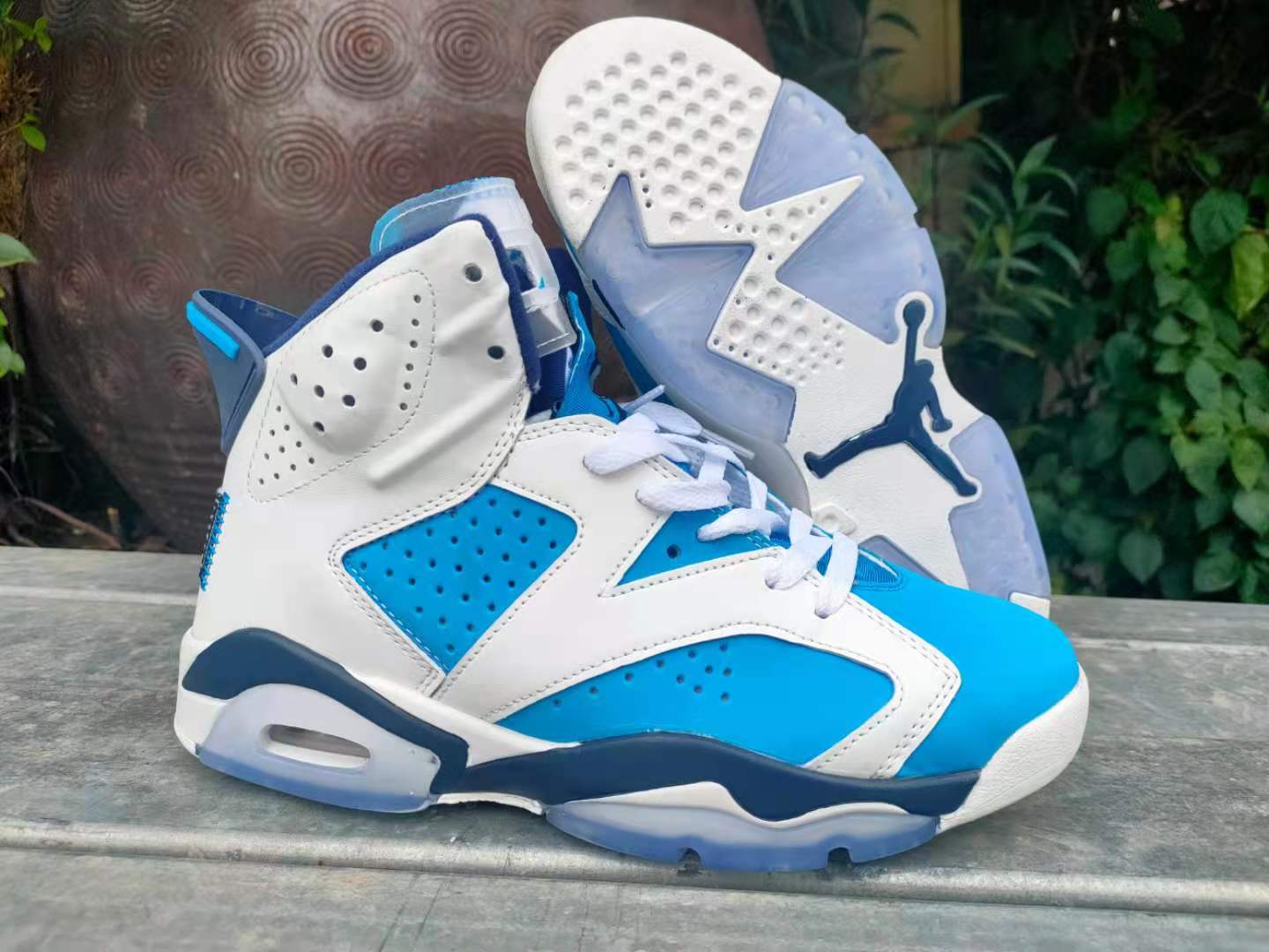 2021 Air Jordan 6 OG White Sea Blue